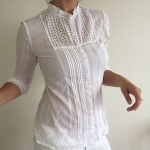 Romantic American Eagle cotton blouse M medium